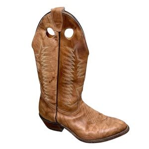 BOULET Leather Western Cowboy Boots 9.5
